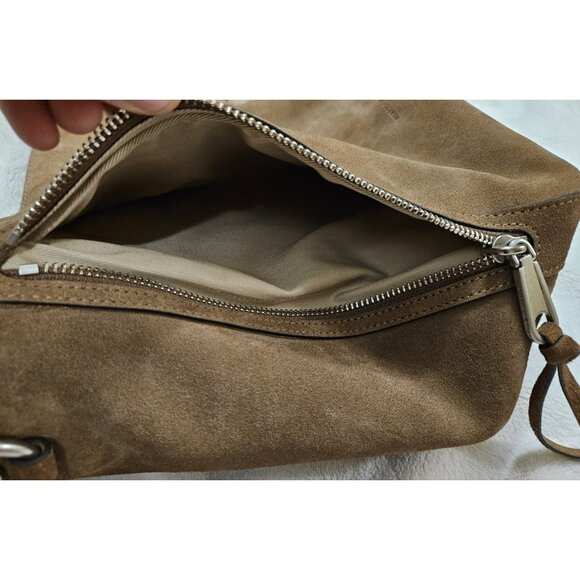 Rebecca Minkoff Suede Hobo Bag, Brown Pre-owned Authentic 100% Leather - Picture 12 of 16